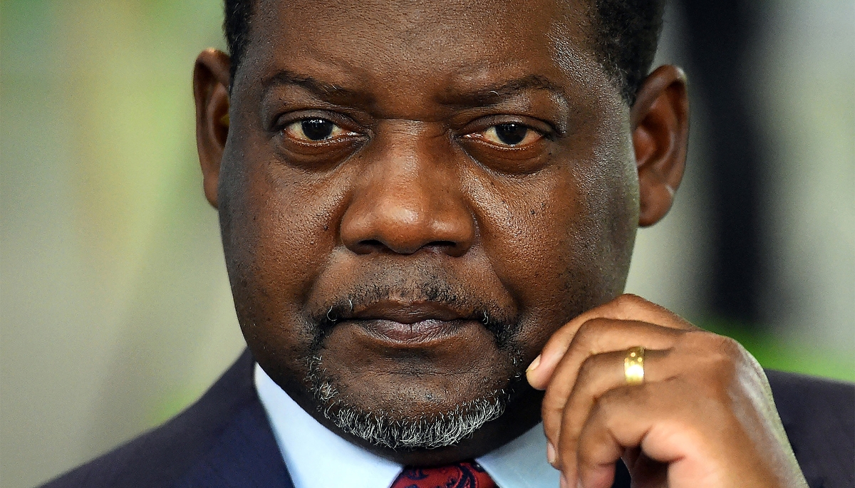 L'ancien premier ministre Firmin Ngrebada à Saint-Pétersbourg, en juin 2021.