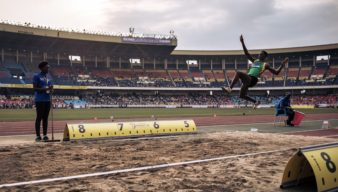 Le Sénégalais Lys Mendy lors des 9es Jeux de la francophonie à Kinshasa, en août 2023.