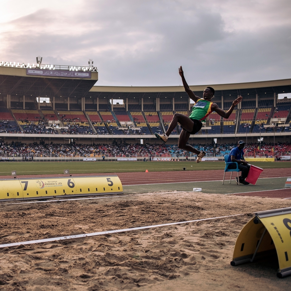 Le Sénégalais Lys Mendy lors des 9es Jeux de la francophonie à Kinshasa, en août 2023.