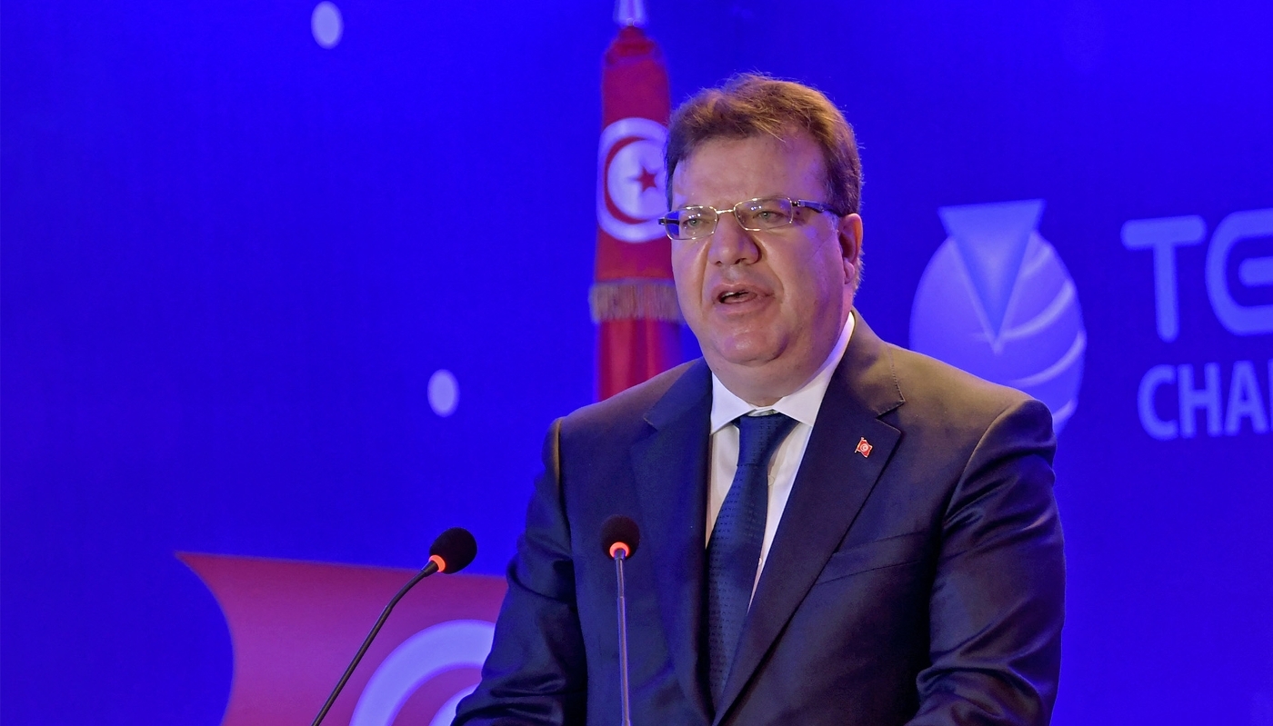 Mohamed Frikha, PDG du groupe tunisien Telnet, à Tunis en mars 2021.