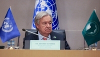 Le secrétaire général des Nations unies, António Guterres, à Addis-Abeba, le 13 mai 2026.