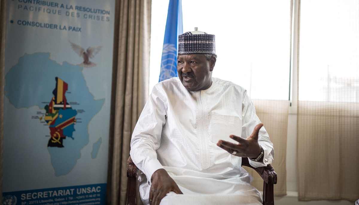 Abdou Abarry, représentant spécial du secrétaire général de l'ONU, le 11 avril 2025.