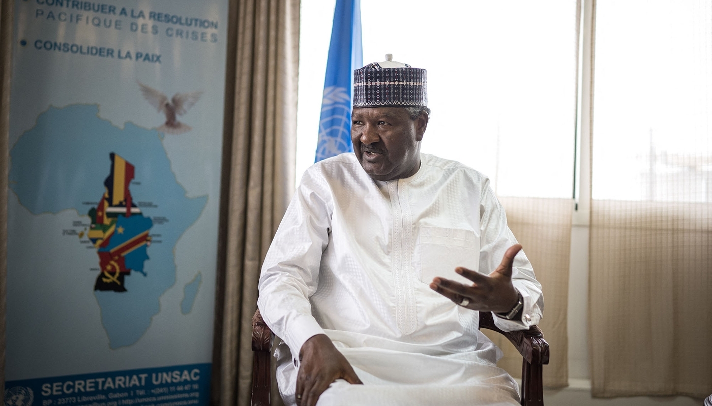 Abdou Abarry, représentant spécial du secrétaire général de l'ONU, le 11 avril 2025.