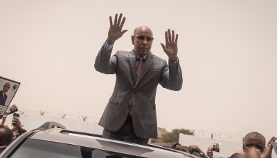 Le président mauritanien, Mohamed Ould Ghazouani, à Nouakchott, en juillet 2024.