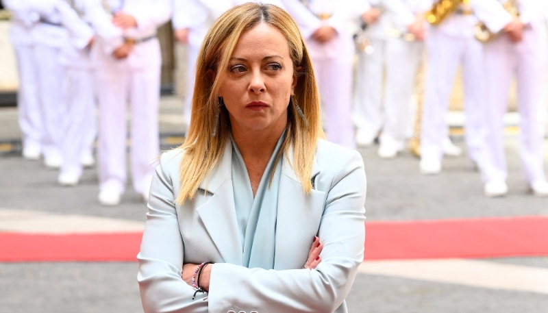 La présidente du Conseil des ministres d'Italie, Georgia Meloni, à Rome, le 8 juin 2023.