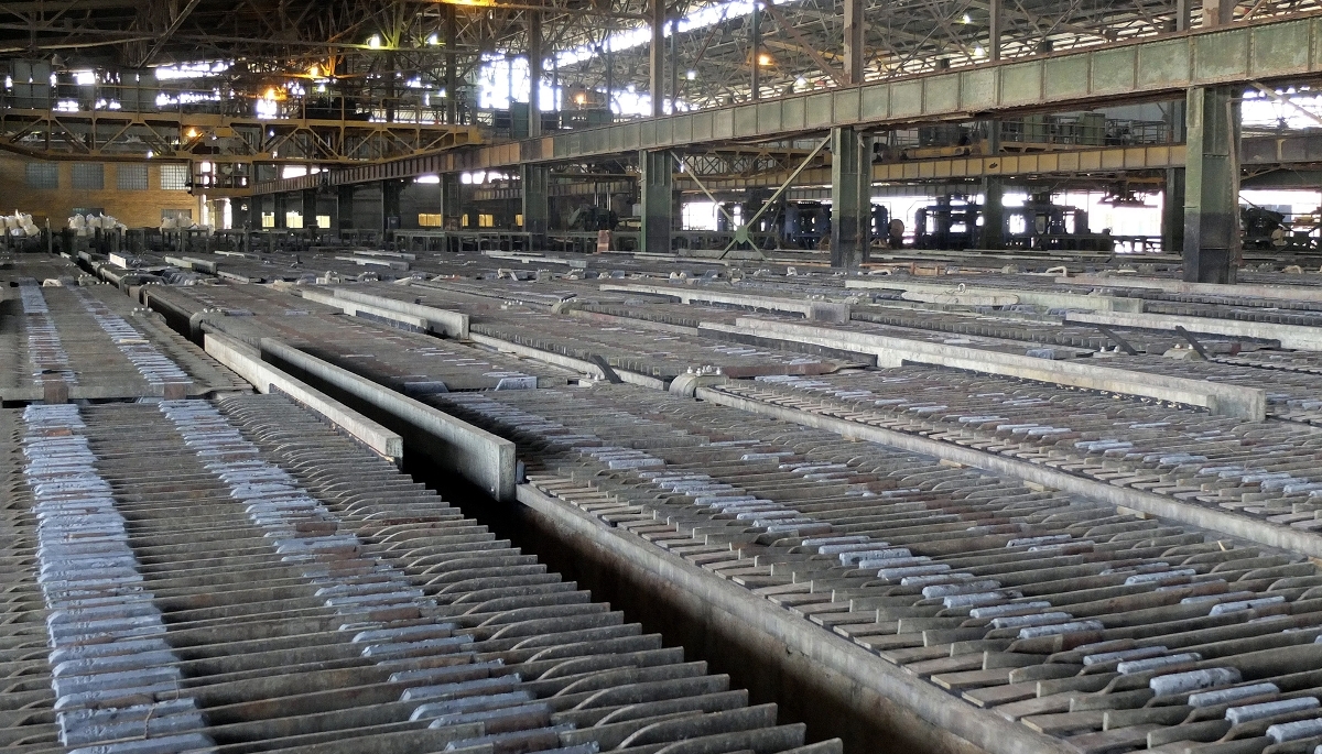 L'usine de Shituru de la Gécamines, près de Likasi (Haut-Katanga), en RDC, le 31 janvier 2013.