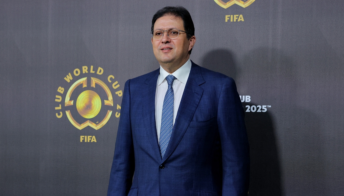 Le président du Wydad Athletic Club Hicham Aït Menna, à Miami, aux États-Unis, le 5 décembre 2024. 