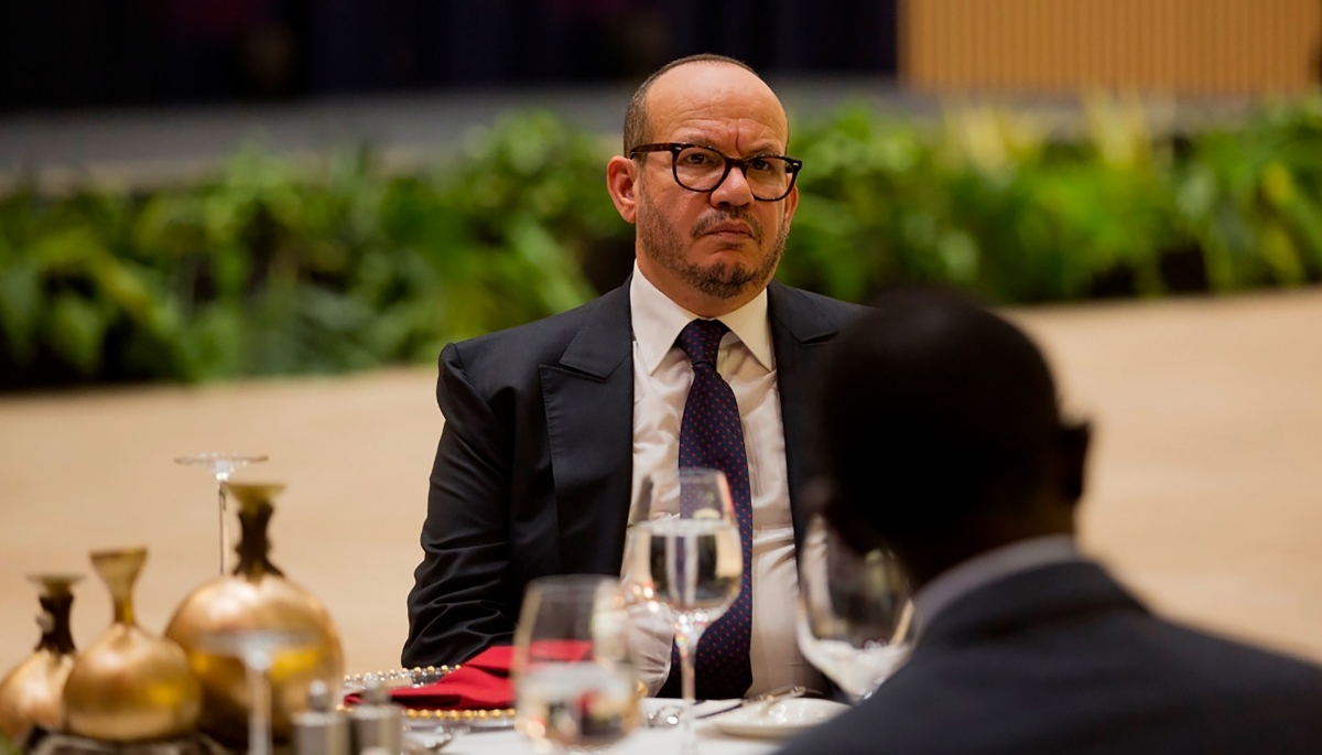 Le conseiller royal Fouad Ali el-Himma, à Kigali, en octobre 2016.