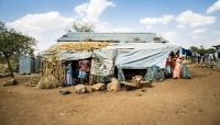 Des réfugiés érythréens au camp de Hitsats, dans la région éthiopienne de l'Amhara, en février 2018.