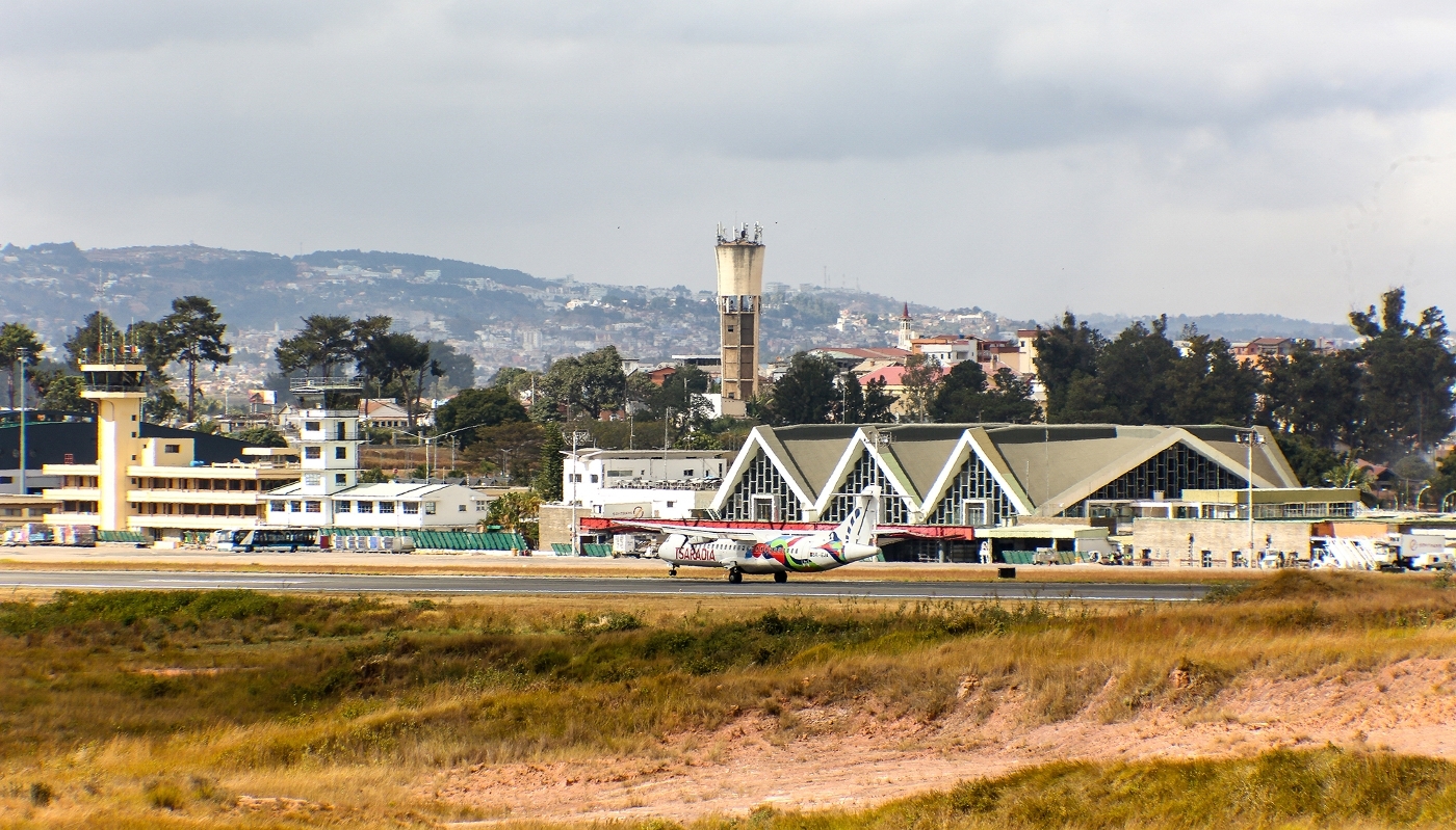 L'aéroport international d'Ivato, à Antananarivo, en juin 2022.