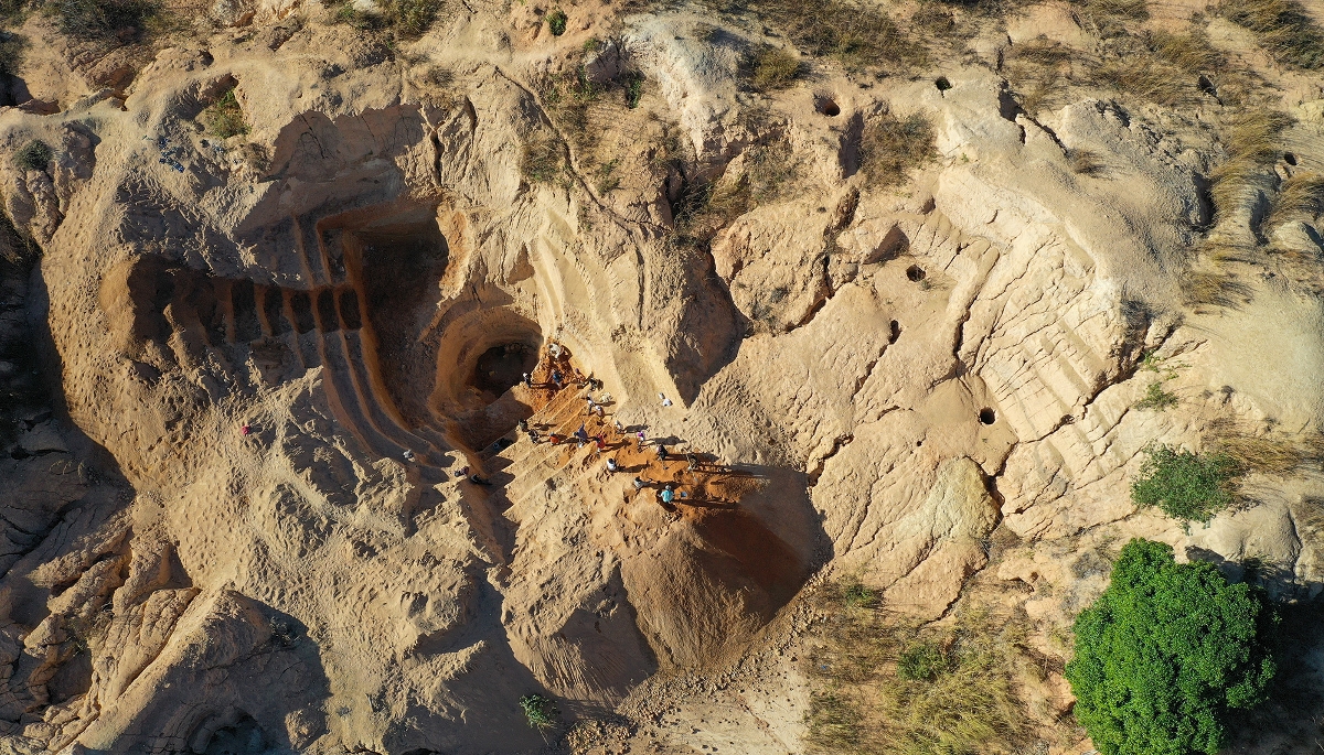 La mine de saphirs d'Ilakaka, à Madagascar, le 21 juin 2019. 