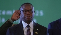 Julius Maada Bio, président de la Sierra Leone et de la Cedeao, à Abuja, le 14 décembre 2025. 