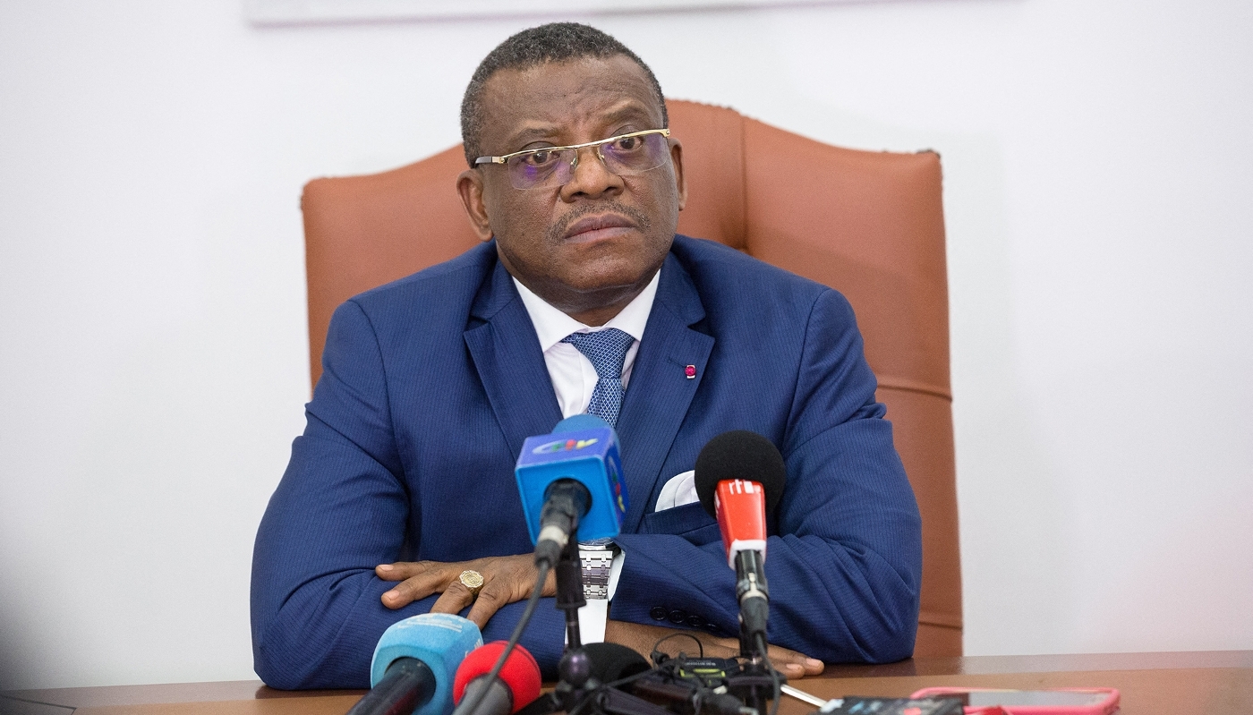 Le premier ministre camerounais, Joseph Dion Ngute, à Yaoundé, en octobre 2019.