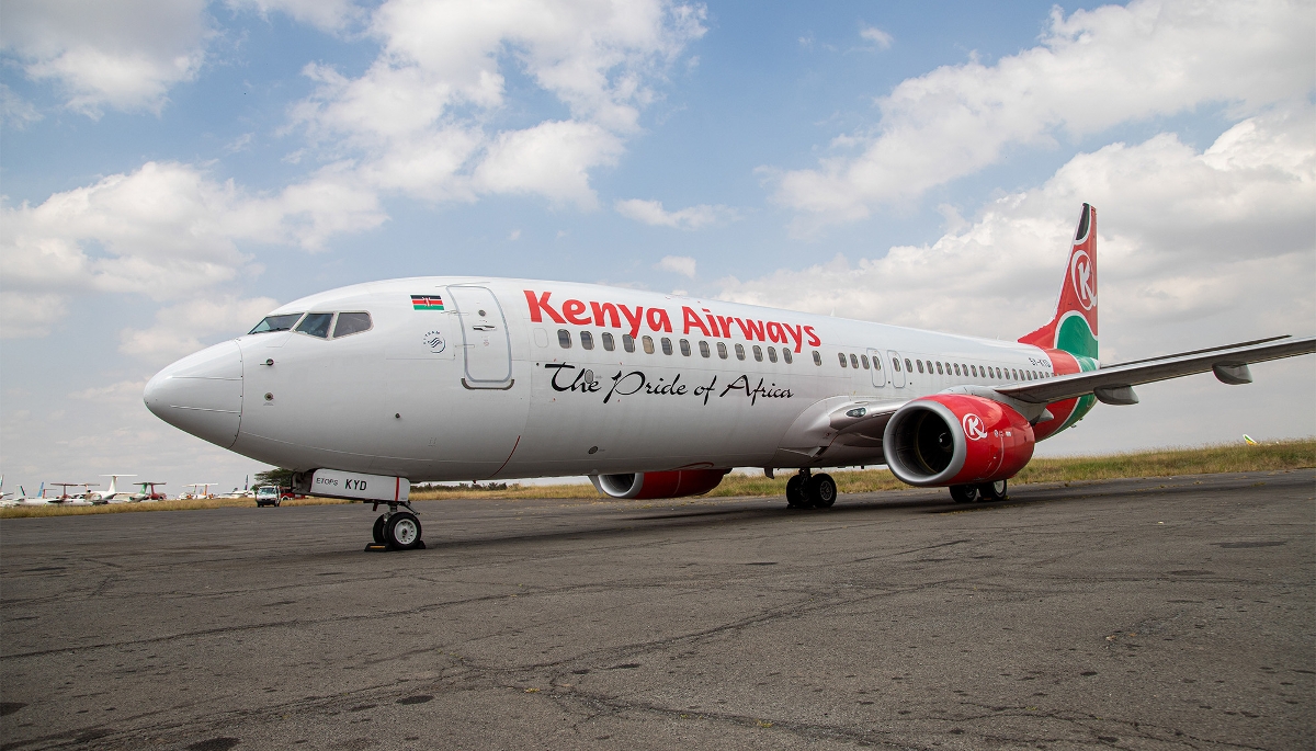 Un avion de Kenya Airways à Nairobi en juin 2023.

