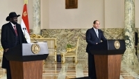 Le président sud-soudanais, Salva Kiir, et son homologue égyptien, Abdel Fattah al-Sissi, au Caire, en janvier 2019.