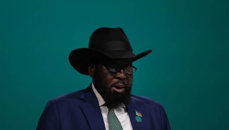 Le président sud-soudanais Salva Kiir, à Dubaï, le 2 décembre 2023.