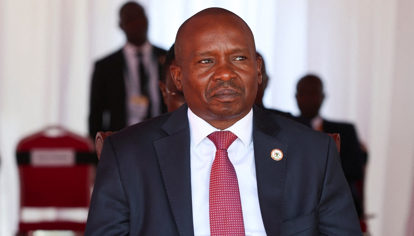 Le vice-président du Kenya, Kithure Kindiki, à Kampala, le 12 mai 2026.