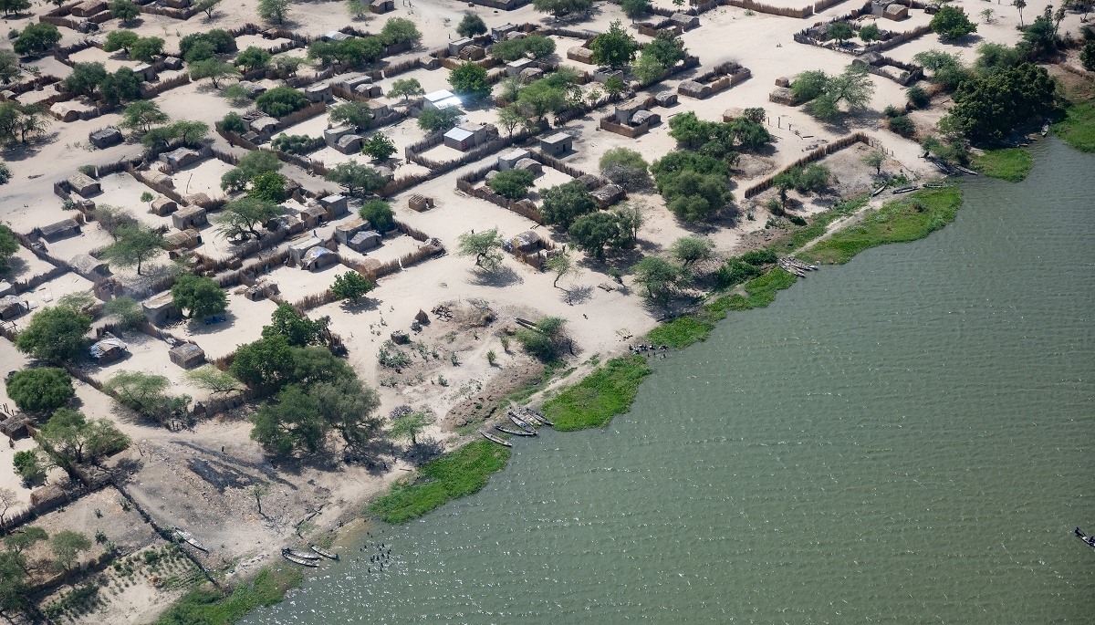 Village situé près de Bol, dans la province tchadienne du Lac, en 2025.