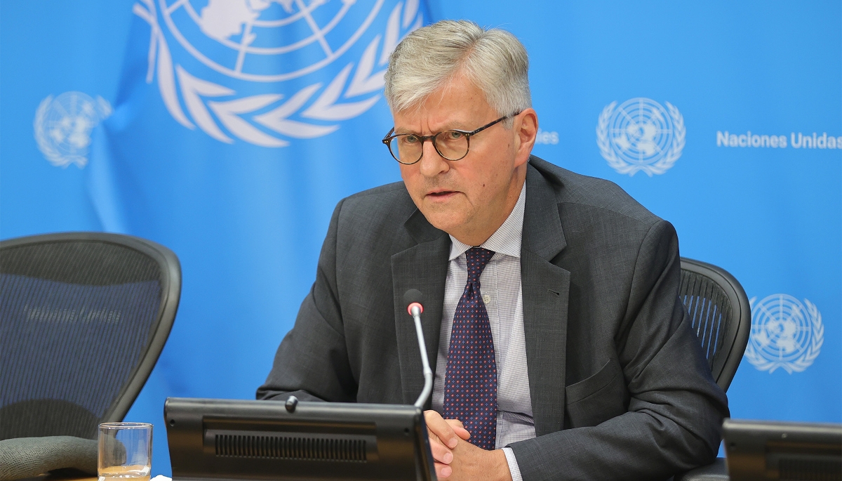 Jean-Pierre Lacroix, sous-secrétaire général des Nations unies aux opérations de paix, à New York, en juin 2025. 