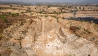 Une mine de lithium à Gidan Kwano, au Nigeria, en janvier 2025.