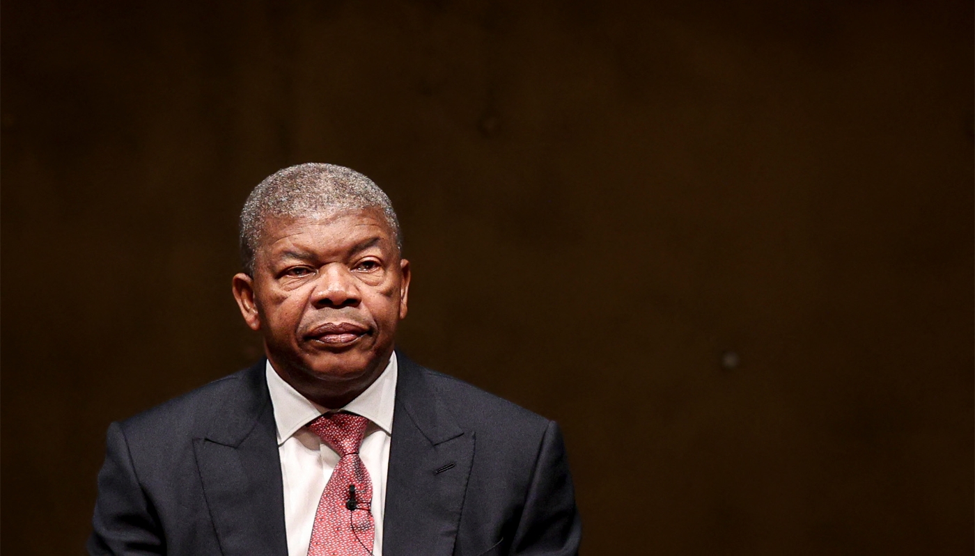 Le président angolais João Lourenço à Lisbonne, le 25 avril 2024.