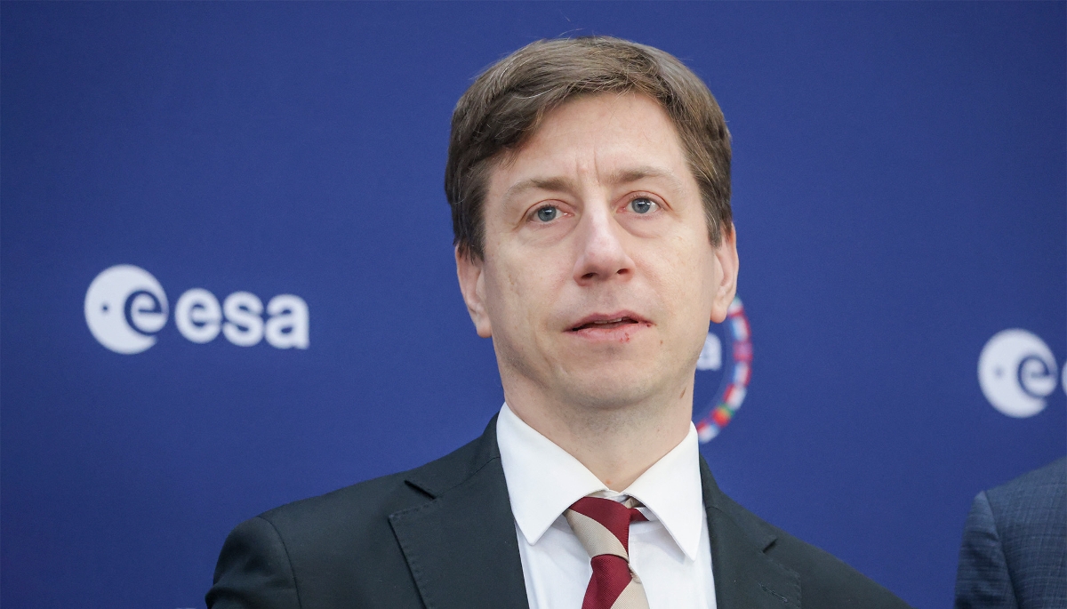 Le ministre finlandais de l’économie, Sakari Puisto, à Brême (Allemagne), le 26 novembre 2025. 