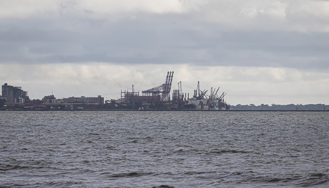 Le Port autonome de Conakry (PAC), en août 2025.