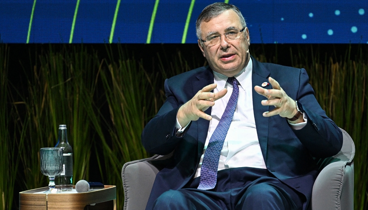 Le PDG de TotalEnergies, Patrick Pouyanné, à Kuala Lumpur (Malaisie), le 16 juin 2025. 