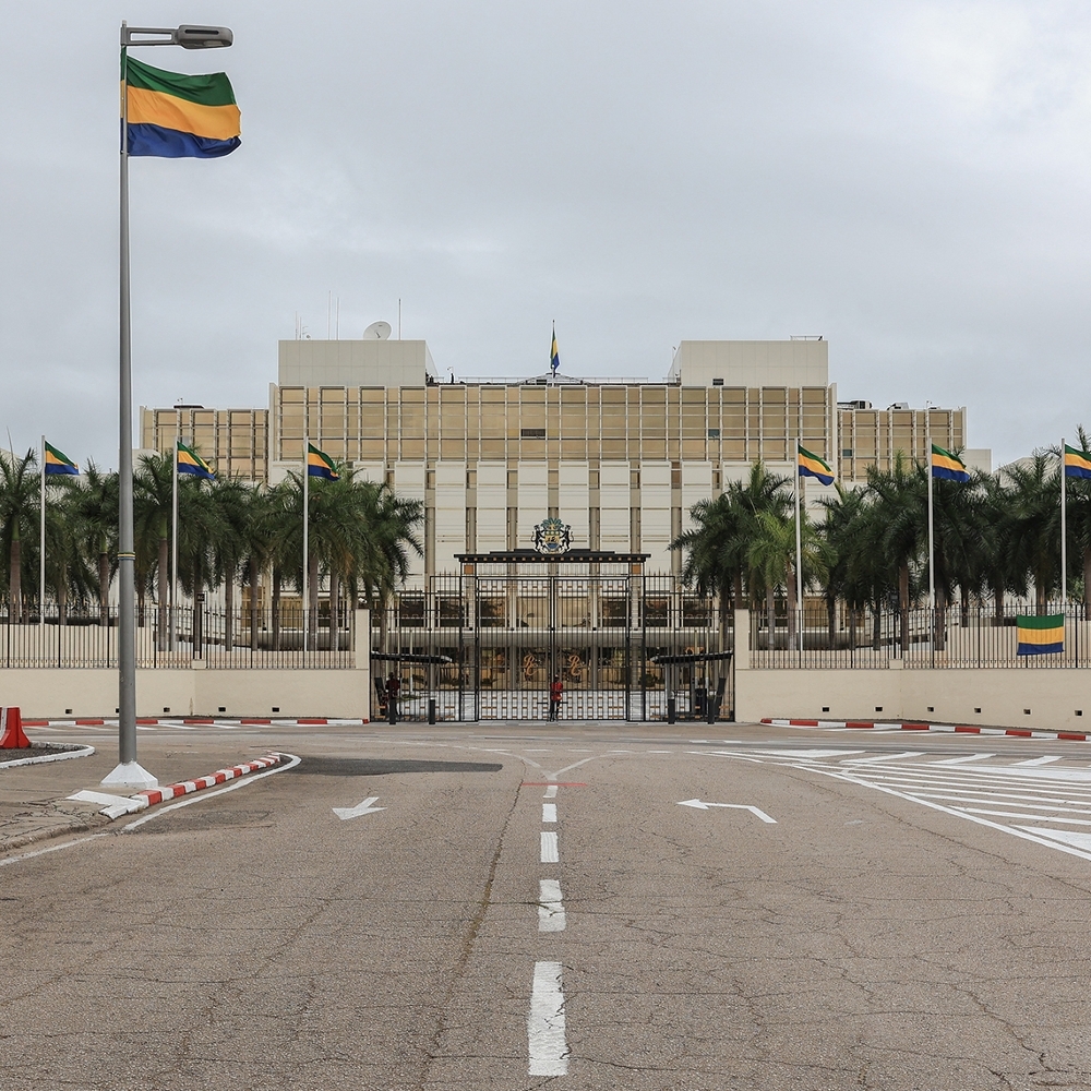 Le palais présidentiel gabonais, à Libreville, en septembre 2023.