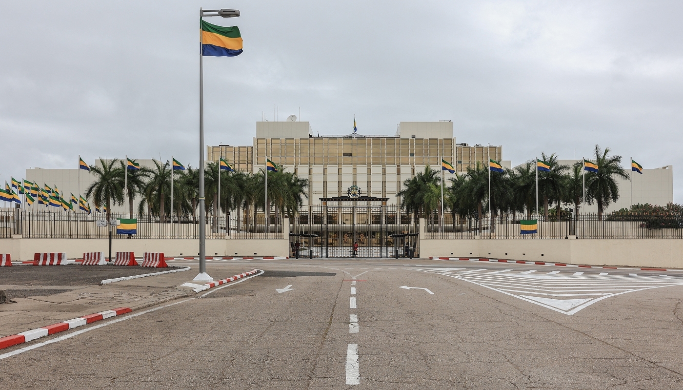 Le palais présidentiel gabonais, à Libreville, en septembre 2023.