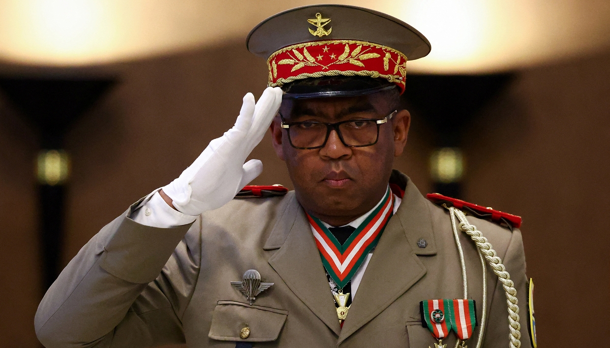 Le général Ruphin Fortunat Zafisambo, nouveau premier ministre, à Antananarivo, le 6 octobre 2025.