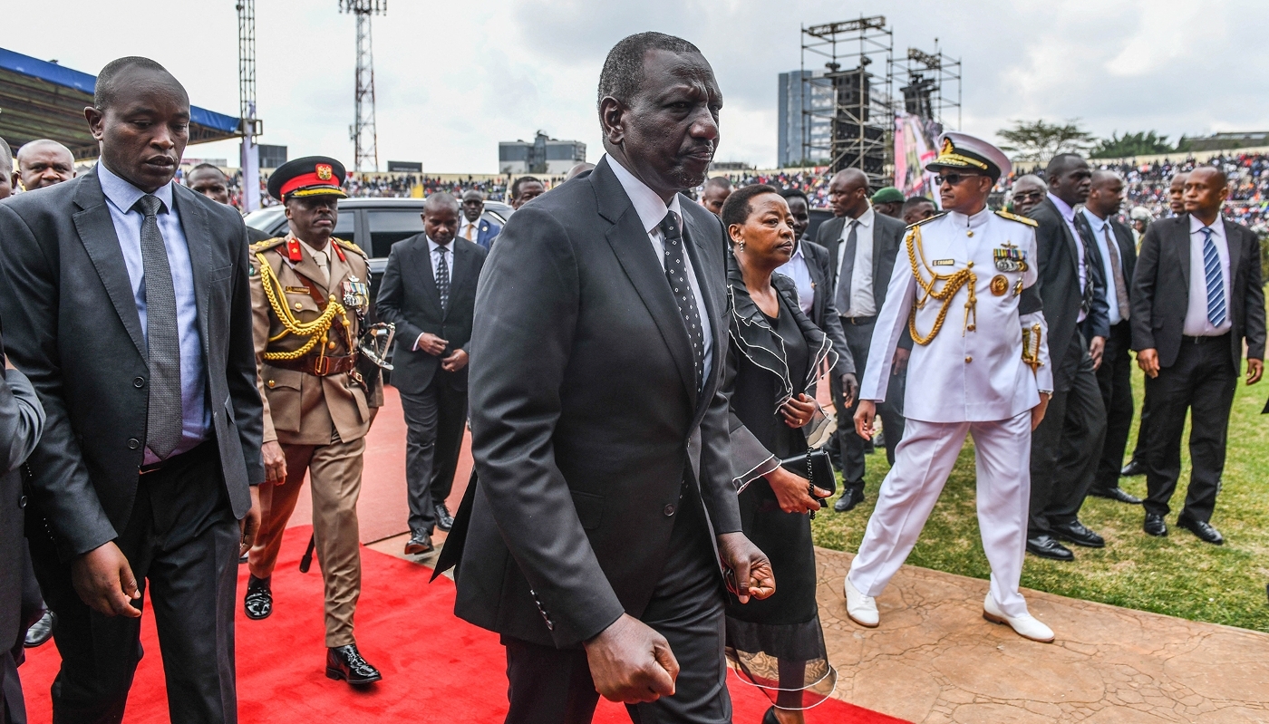 Le président kényan, William Ruto, à Nairobi, le 17 octobre 2025.
