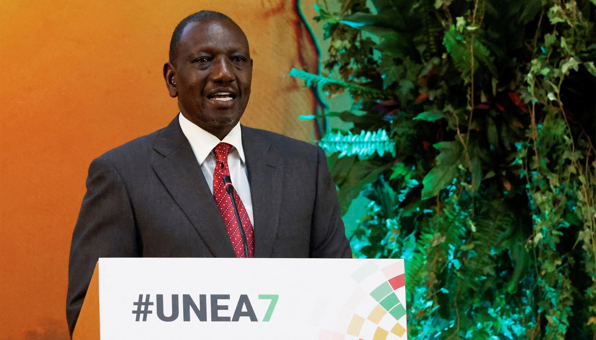 Le président du Kenya William Ruto à Nairobi, le 11 décembre 2025. 
