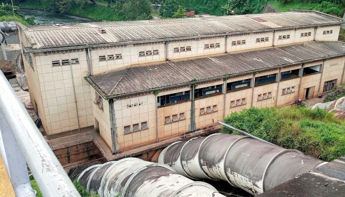 La centrale hydroélectrique de Ruzizi I à Bukavu, dans l'est de la République démocratique du Congo, le 31 mars 2022.