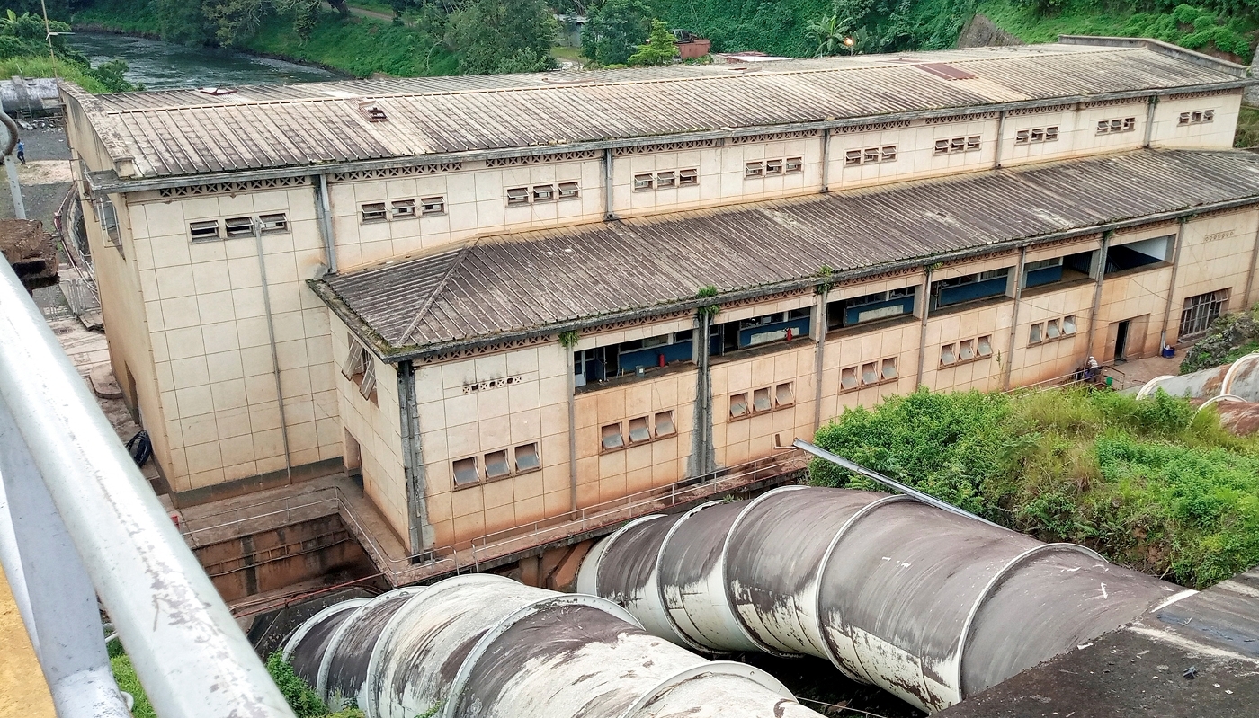 La centrale hydroélectrique de Ruzizi I à Bukavu, dans l'est de la République démocratique du Congo, le 31 mars 2022.