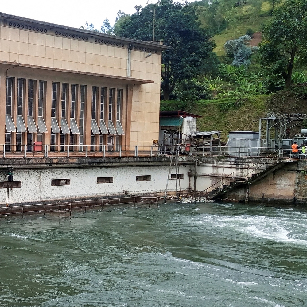 La centrale hydroélectrique de Ruzizi I à Bukavu, dans l'est de la RDC, en mars 2022.