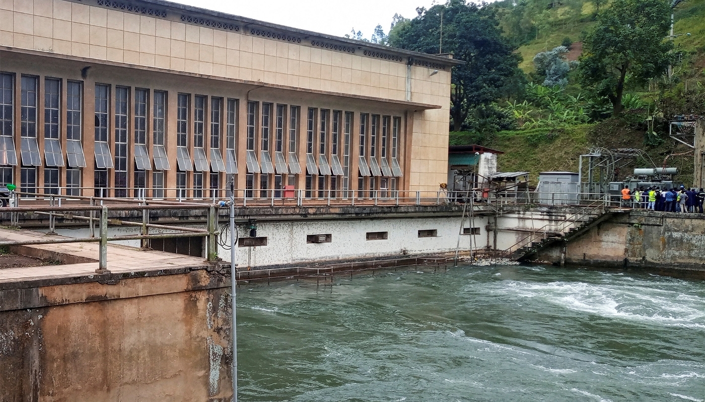 La centrale hydroélectrique de Ruzizi I à Bukavu, dans l'est de la RDC, en mars 2022.