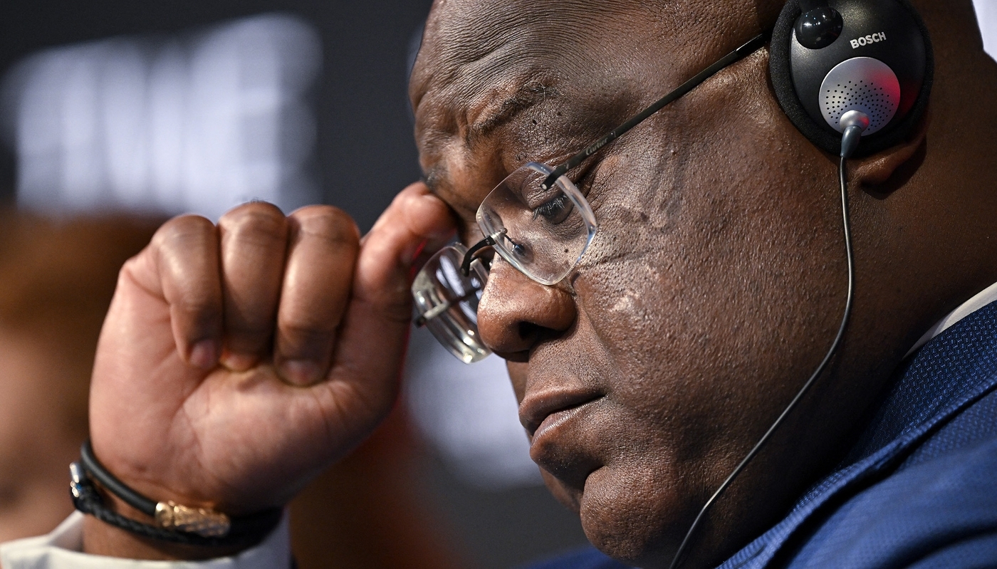 Félix Tshisekedi au Forum économique mondial de Davos, en Suisse, 2023.