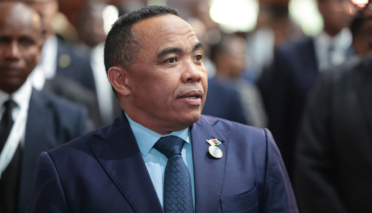 Le chef de la junte malgache, Michaël Randrianirina, à Nairobi, le 12 mai 2026. 