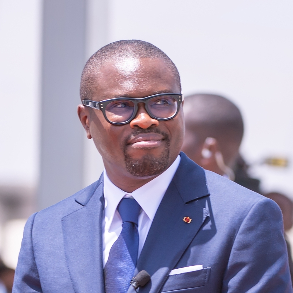 Le président du Bénin, Romuald Wadagni, lors de son investiture, à Cotonou, le 24 mai 2026.