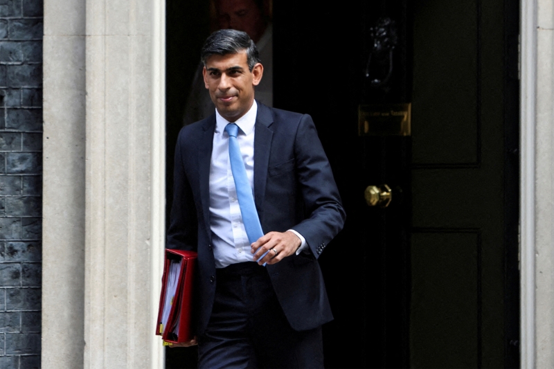 Le premier ministre britannique Rishi Sunak.