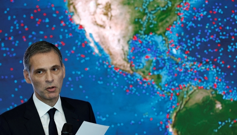 Rodolphe Saadé, le PDG de CMA CGM, à Marseille (France), le 12 février 2025.