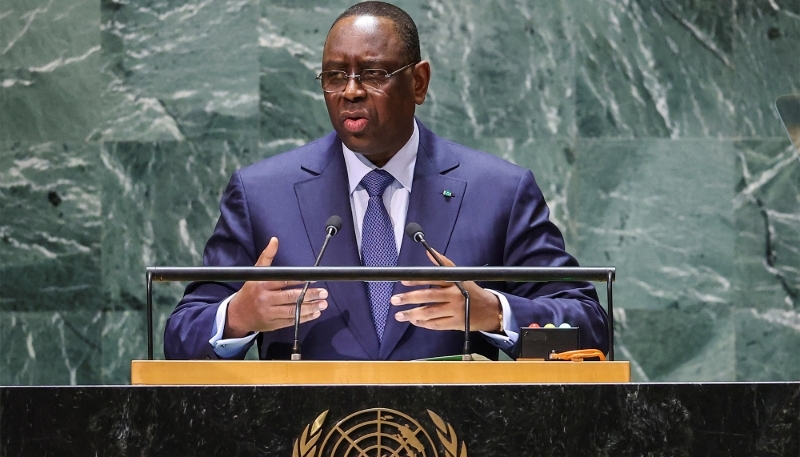 L'ancien chef de l'État sénégalais Macky Sall, à New York, le 19 septembre 2023.