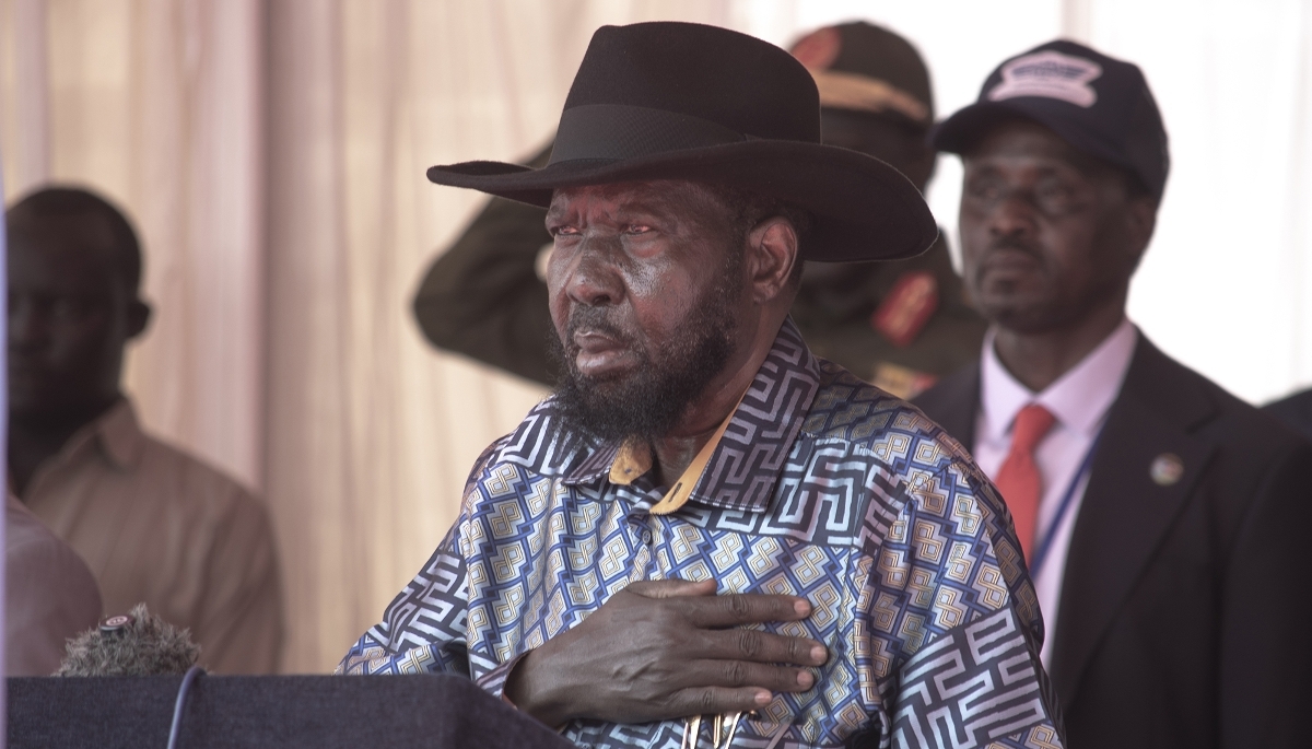 Le président du Soudan du Sud, Salva Kiir, à Djouba, le 18 mai 2026.
