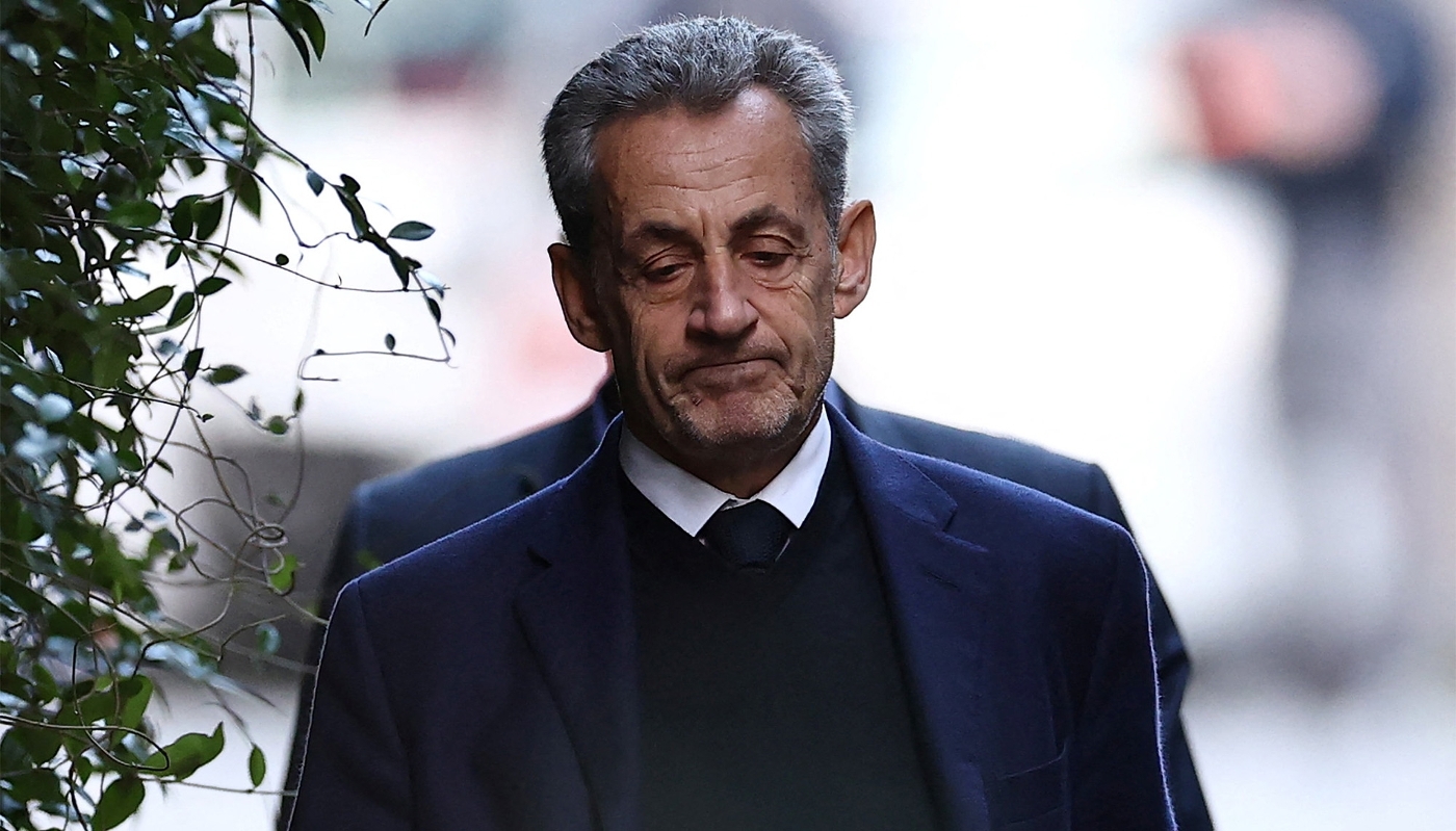 L'ancien président Nicolas Sarkozy, à Paris, en France, le 21 octobre 2025.