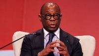 Le président de la BOAD Serge Ekué, le 9 octobre 2024, à Abidjan.