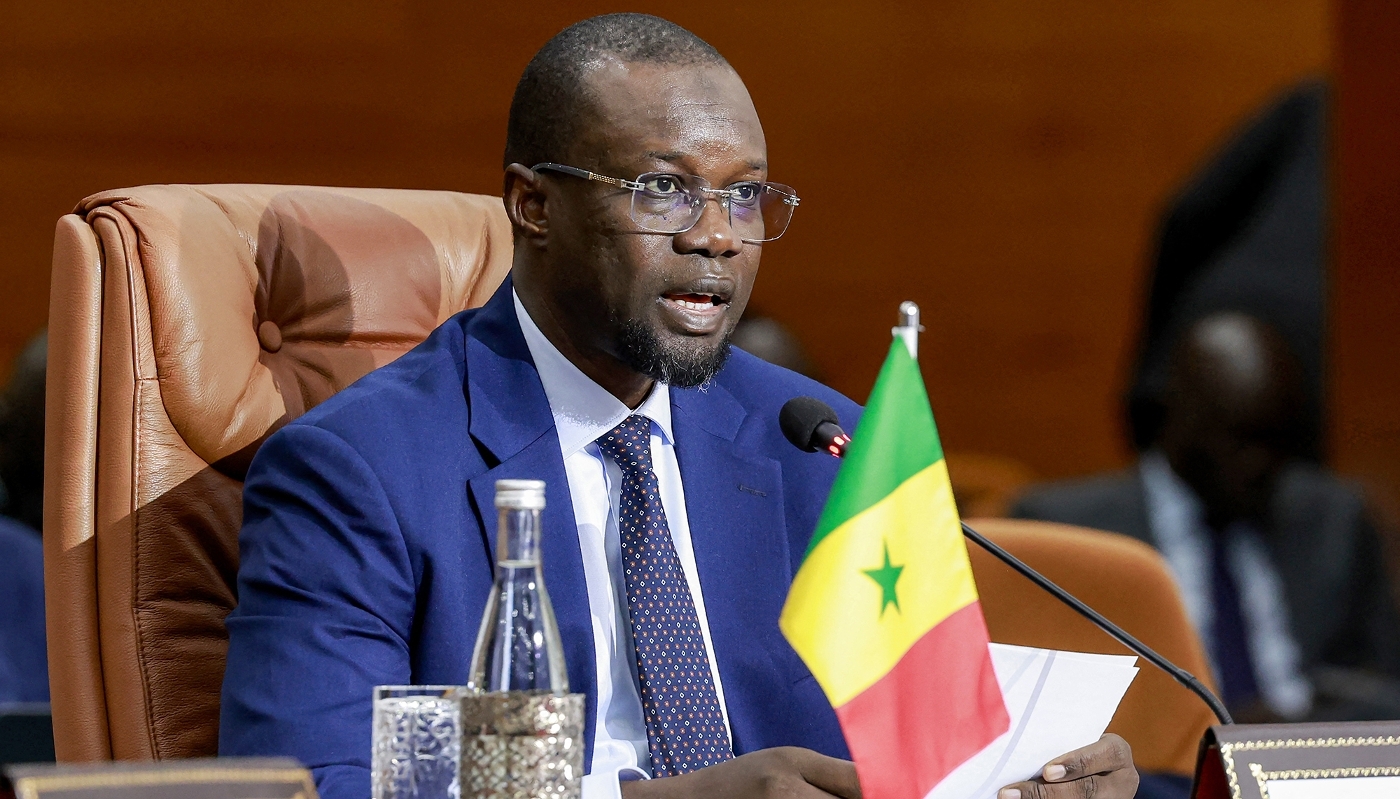 Le premier ministre sénégalais, Ousmane Sonko, à Rabat, le 26 janvier 2026.