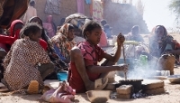 Des réfugiés dans la ville de Tawila, au Darfour du Nord, Soudan, en avril 2025.