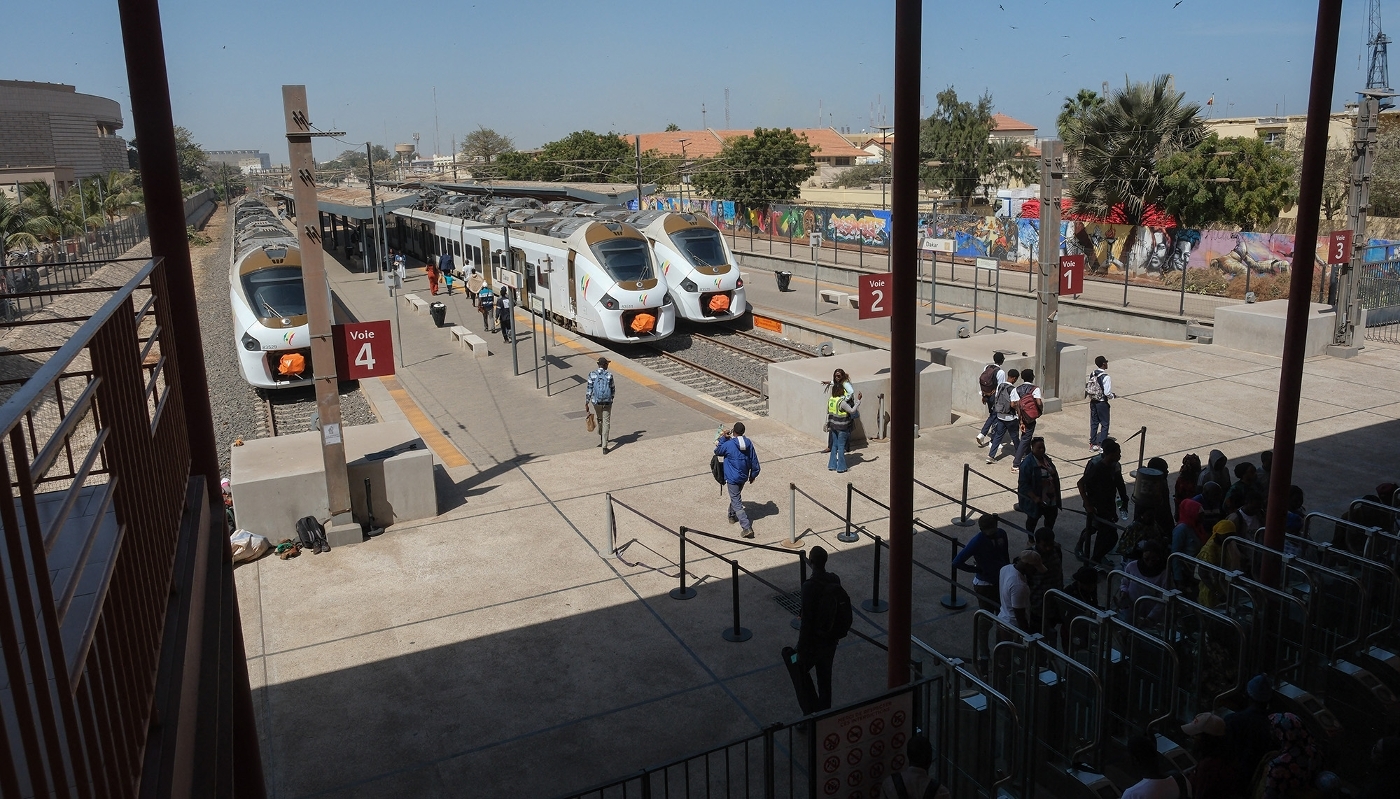 Gare du TER à Dakar, le 5 février 2025.