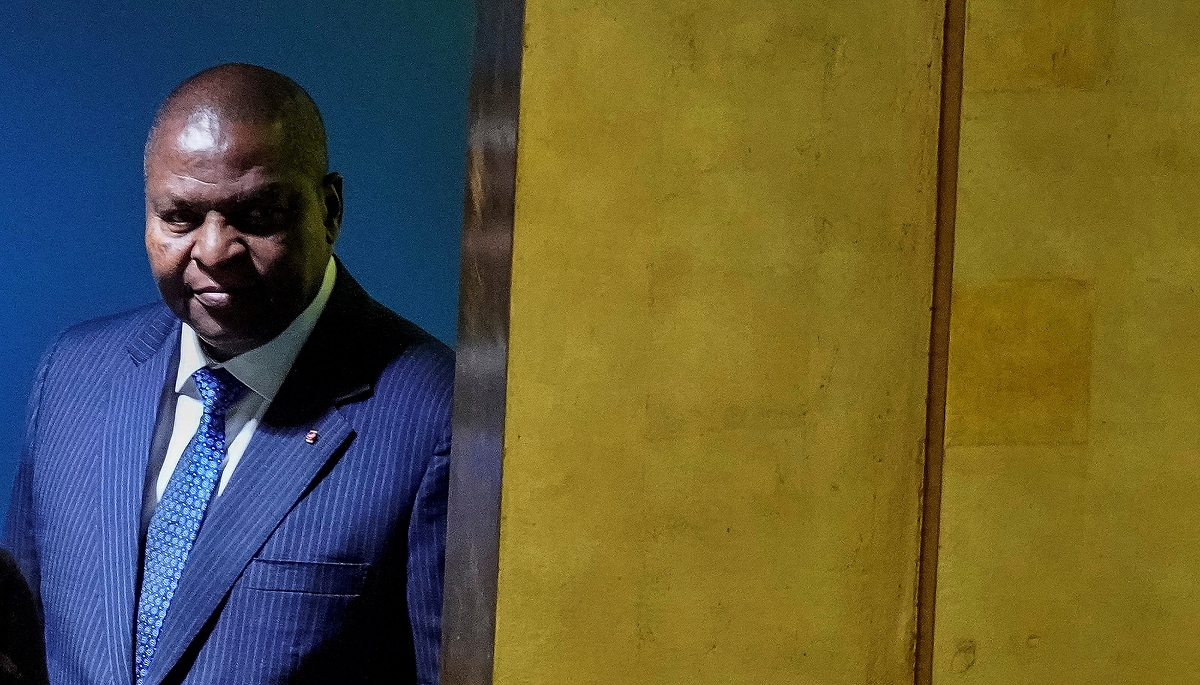 Le président centrafricain Faustin-Archange Touadéra.